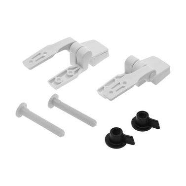 Jabsco gångjärnskit för compact toalettskål, vit