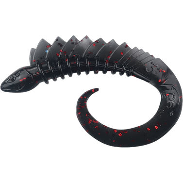 Relax Viper 3" 7 cm - Svart/Röd med glitter