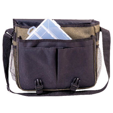 Kinetisk fiskepose med 3 bokser 34x11x30cm