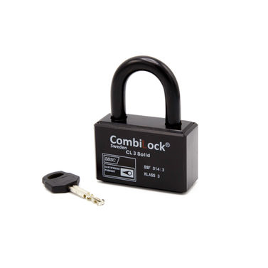 Combilock solid hänglås klass 3