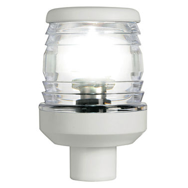 Classic 360° hvid LED-toplanterne med skaft