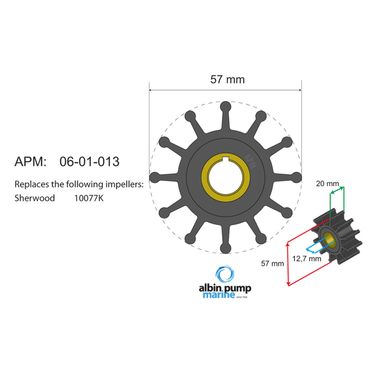 Impeller Kit 06-01-013 Innenbords