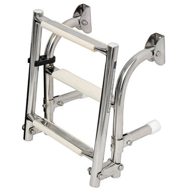 Fällbar stege AISI316 standard 5 steg