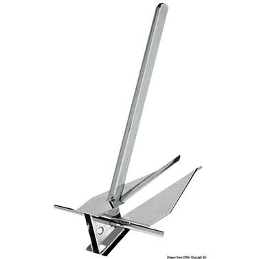 Danforth SS-ankare 9 kg