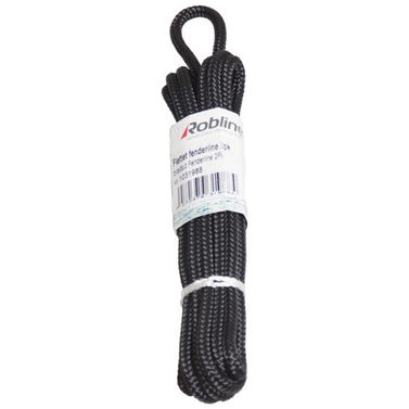 Robline fenderlina flätad 2-pack, svart