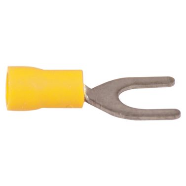 Gaffelstik 6.4mm 10stk Gul