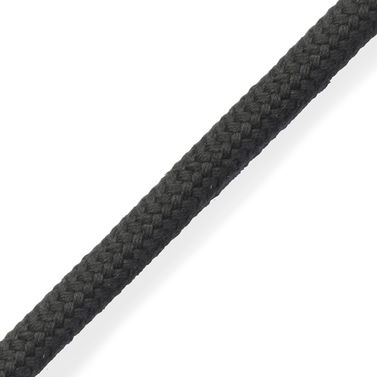 Mattbraid Greppvänligt Rep Metervara 12mm Svart