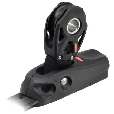 Ronstan Genuatravare till 25mm T-skena med fjäderstopp