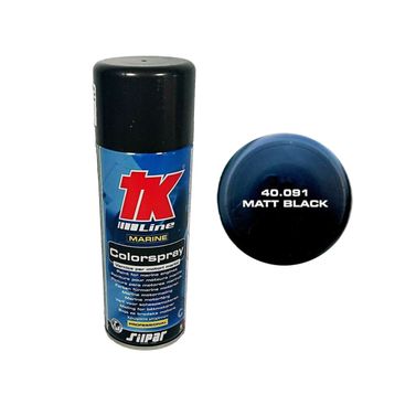 TK Line Sprayfärg Finish Matt Black 400 ml