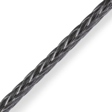 D12 Dyneema-köysi Metrillä 4mm Musta