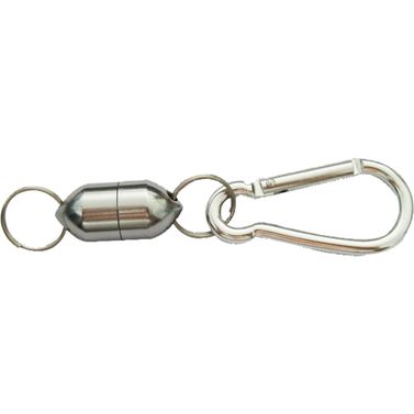 Karbinhake med magnet 1,5 kg Silver