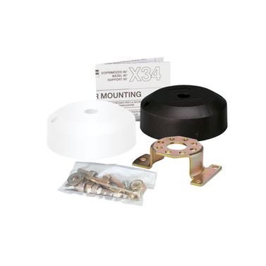 Ultraflex monteringsflange sort 90 gr.