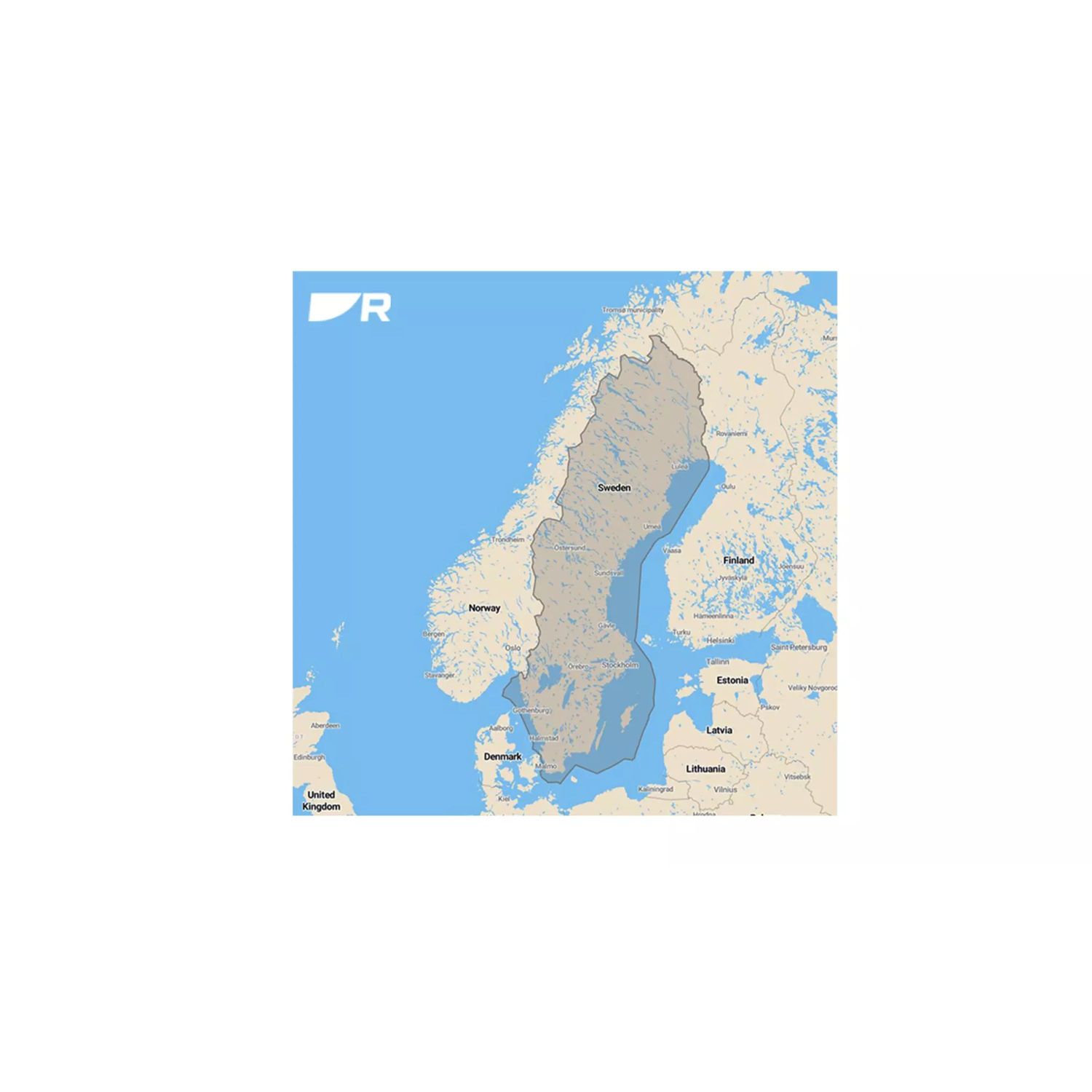 Raymarine LightHouse Charts Sverige