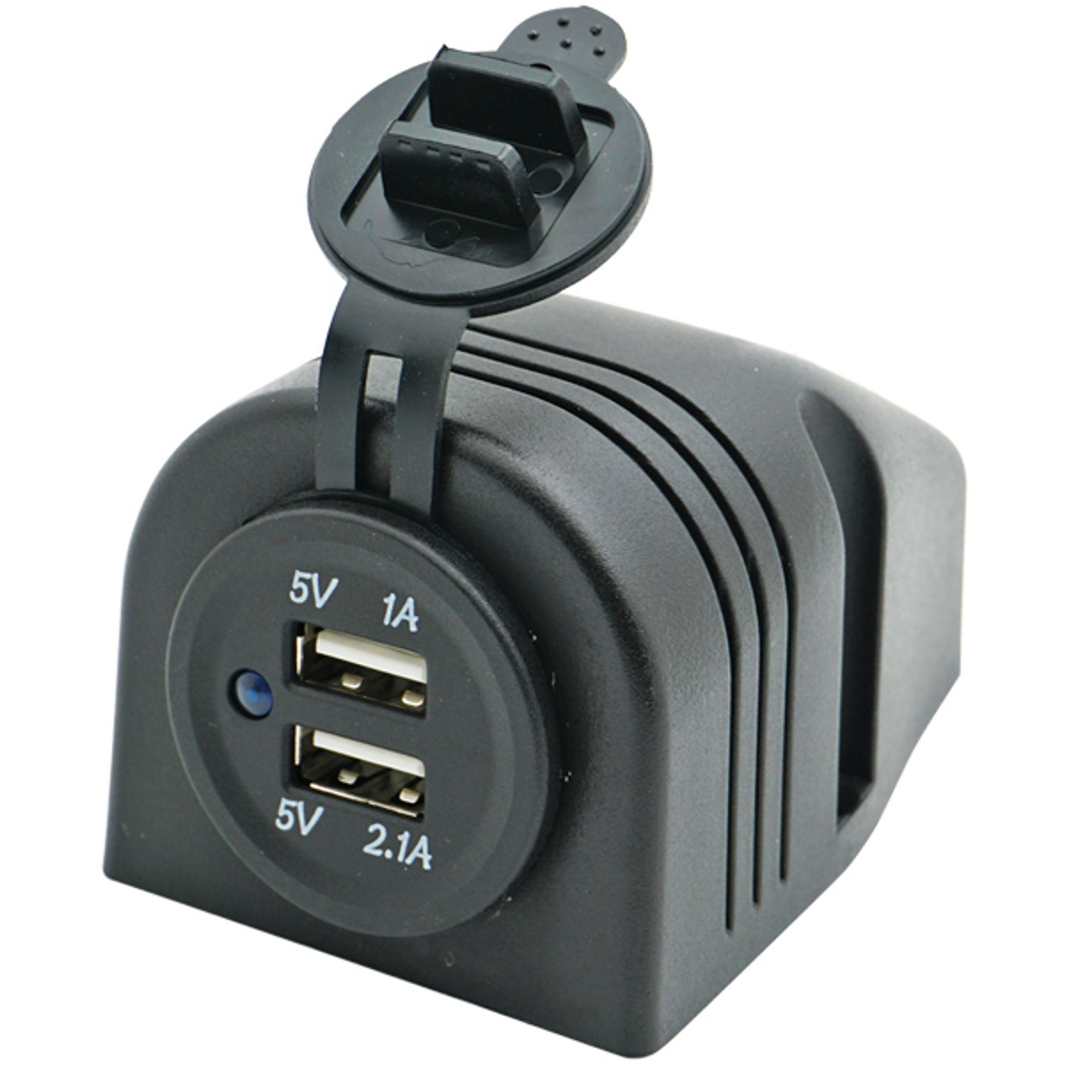 1852 Pinta-asennettava kaksois-USB-pistorasia 5V 1 & 2.1Amp.