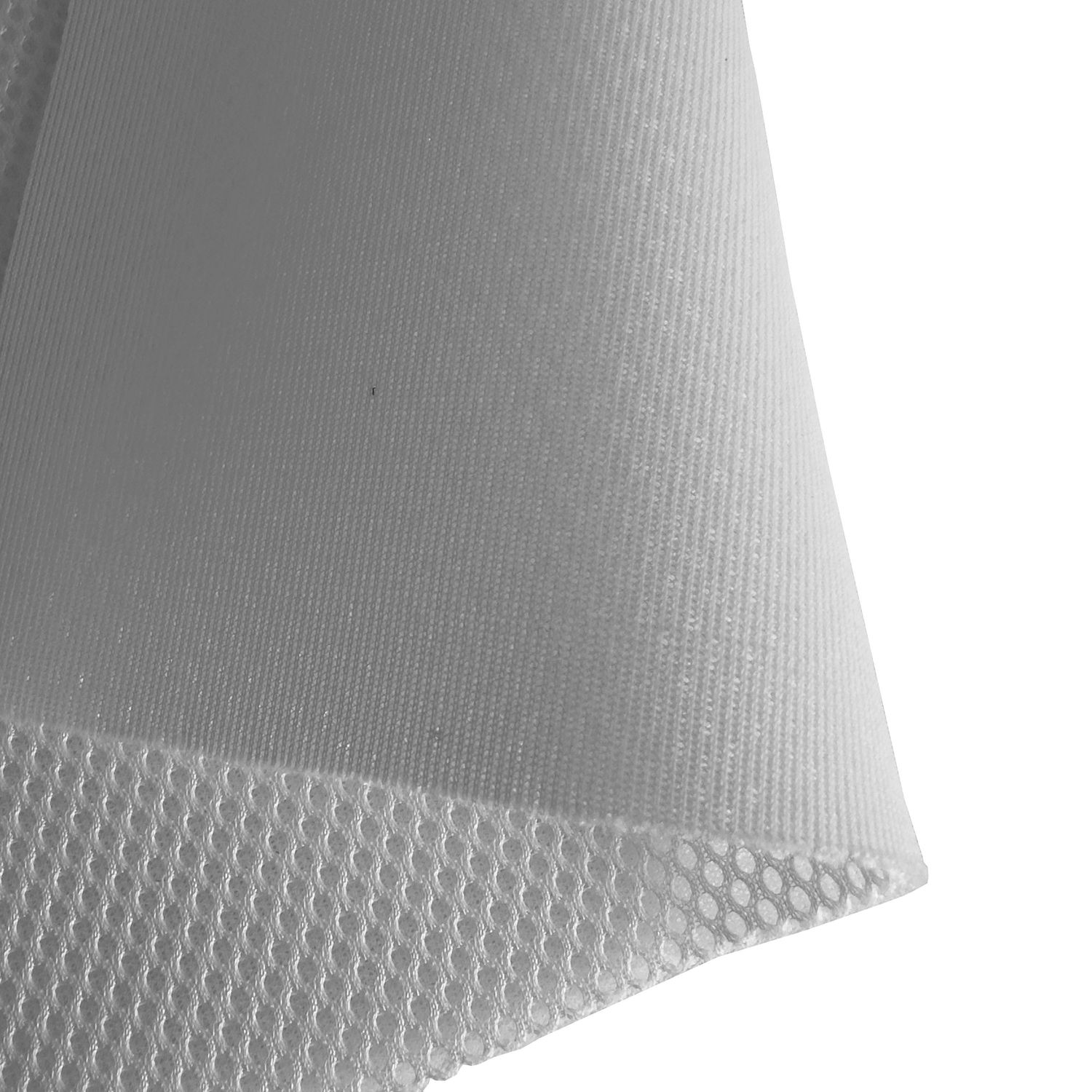 Airmesh-stoff 3D Ytbekledning med backing 2mm Hvit