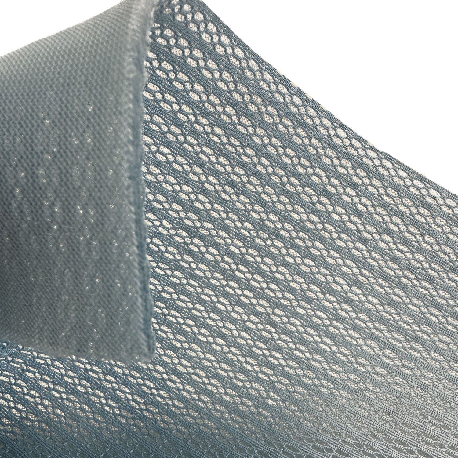 Airmesh-stoff 3D Ytbekledning med backing 2mm Blå