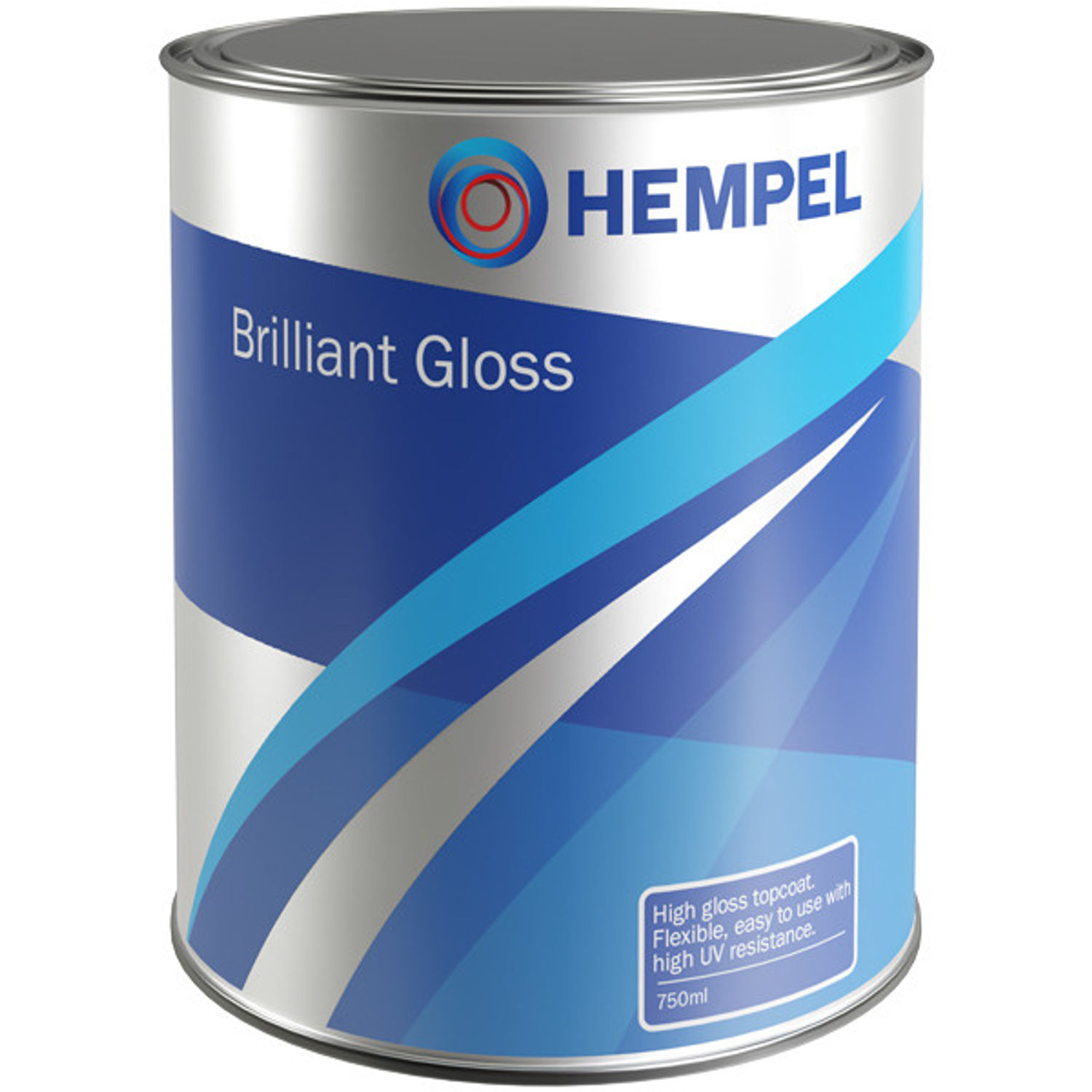 Hempel Brilliant Gloss høyglans båtlakk "Town Grey" grå 0,75 L