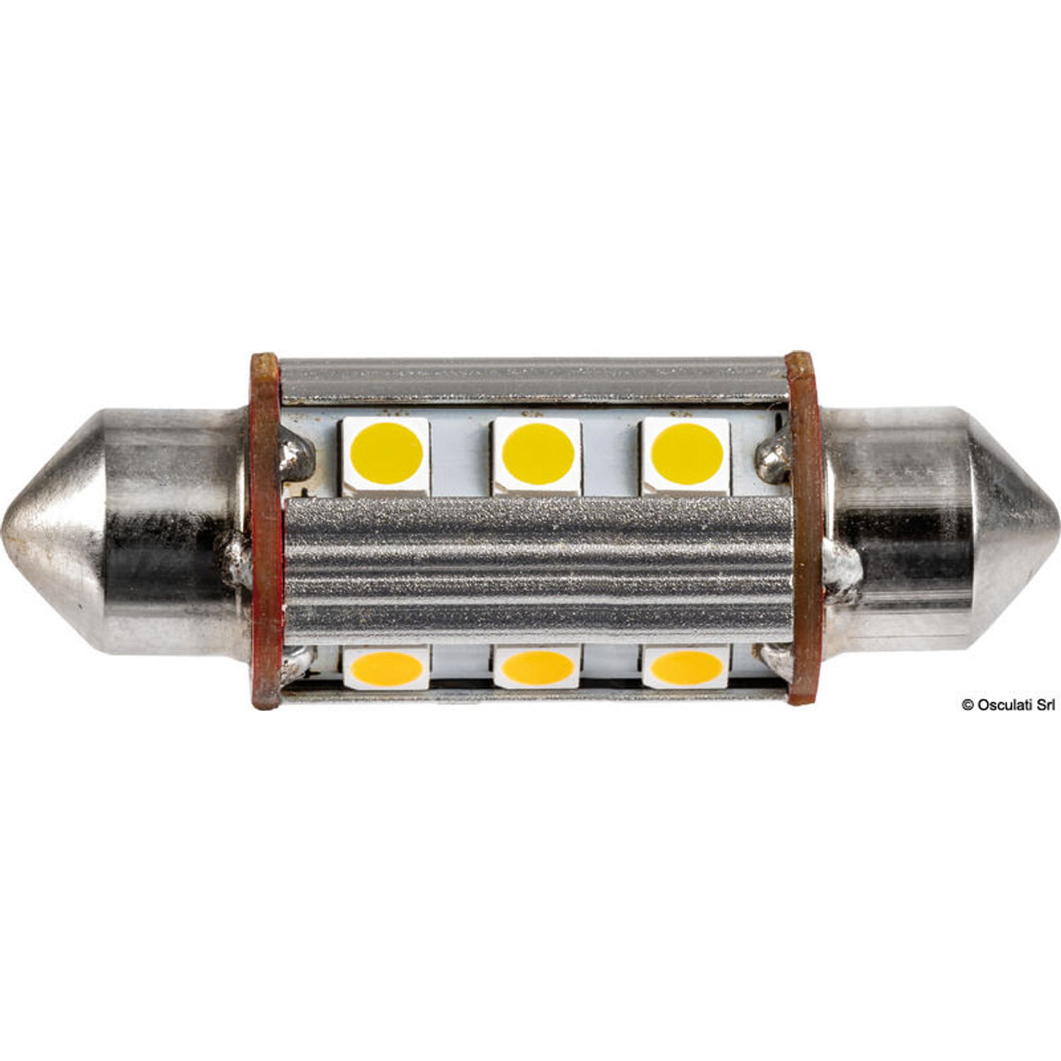 2 Festoon LED-pære 42 mm 3000K 12 LED