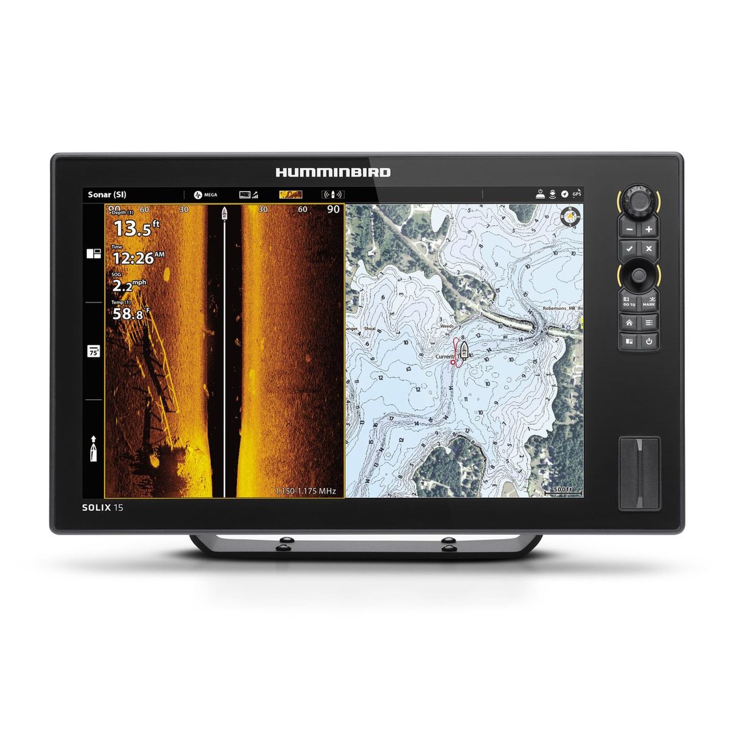 Humminbird Solix 15 CHIRP MSI+ GPS G2 kaiku/plotteri