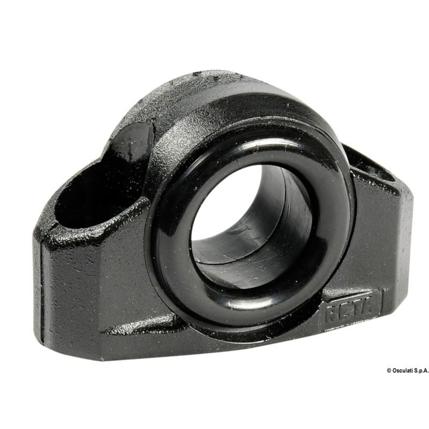 Svart skotklys i nylon 13 mm