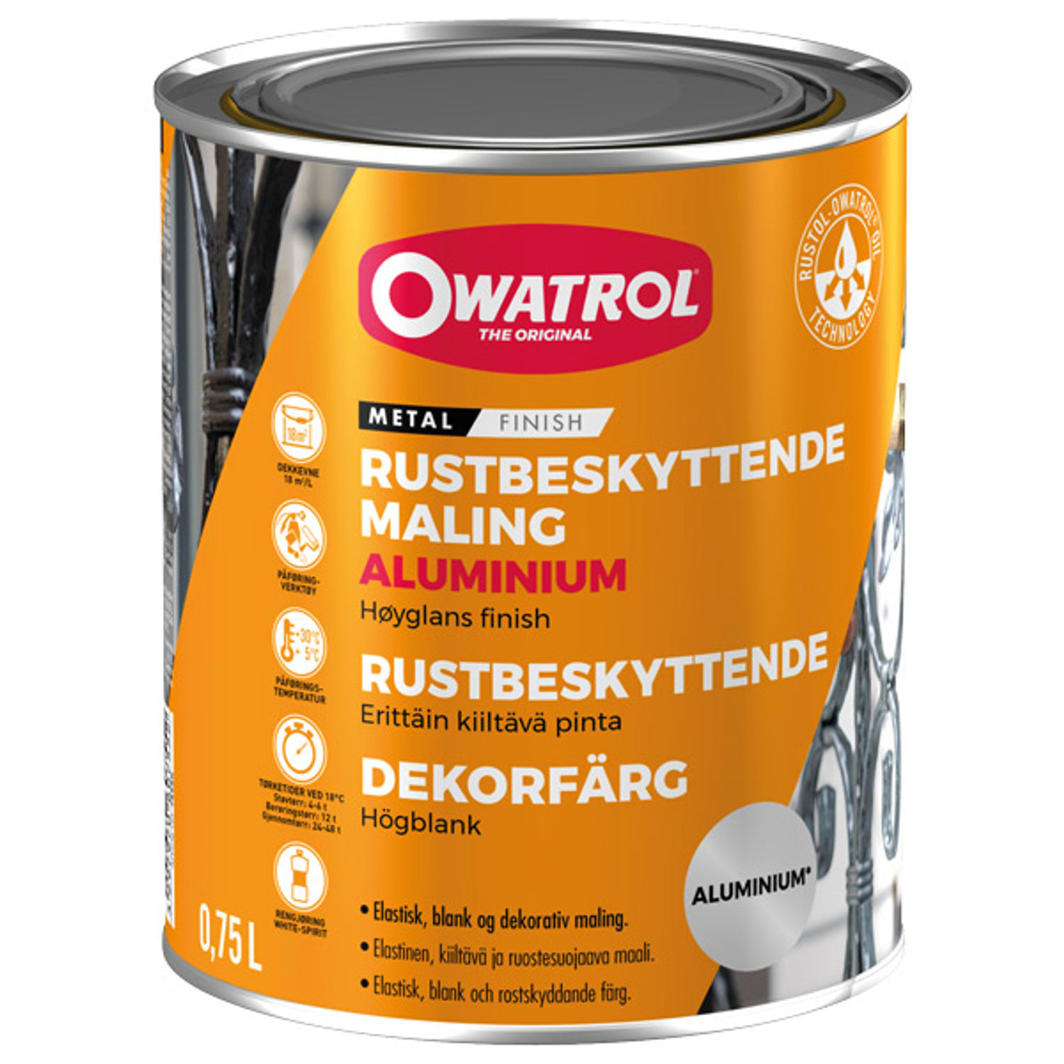 Owatrol Aluminium 0,75 liter