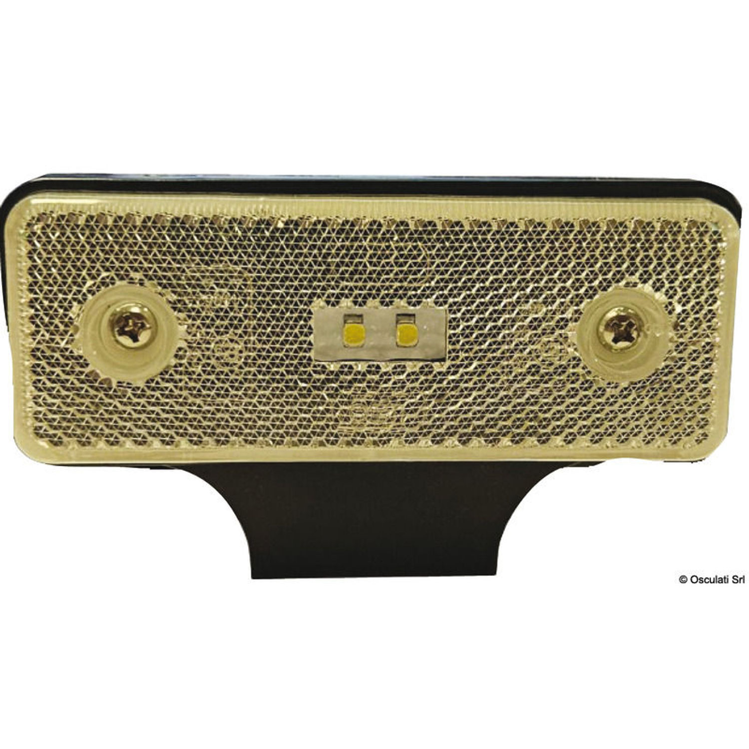 Hvitt sidemarkeringslys LED 12/24 V