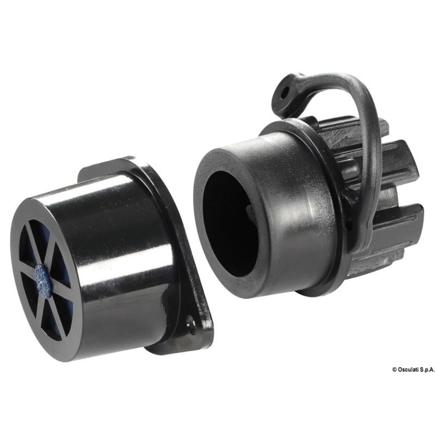 Dreneringsplugg i nylon med ventil 36 mm