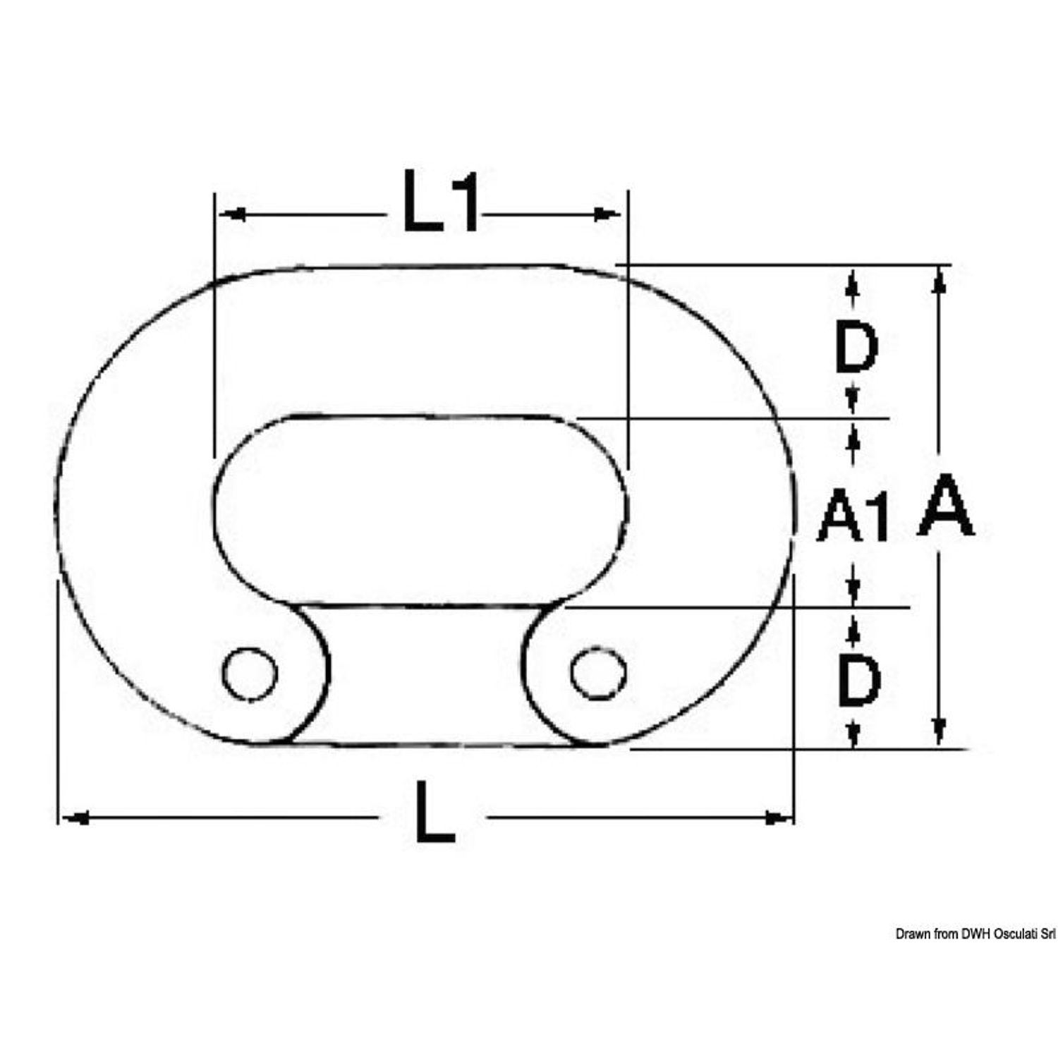 SS ankerkobling 6 mm