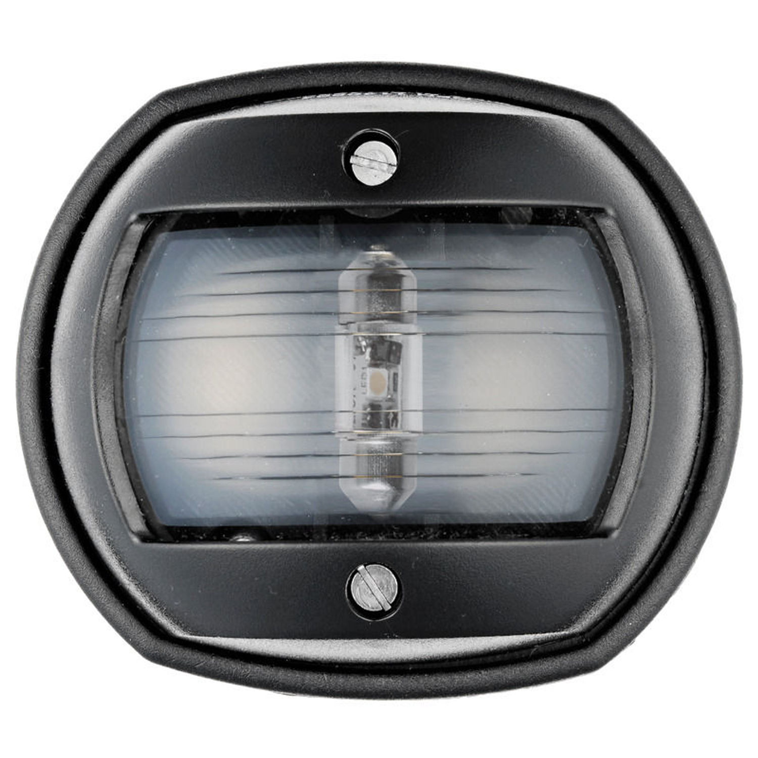 Compact svart/135° LED-akterlanterna