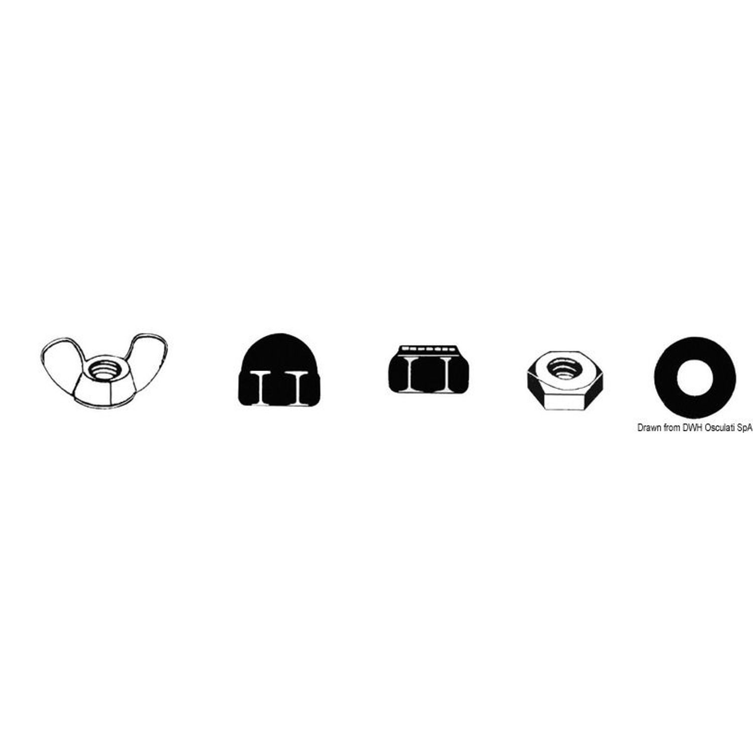 Maskinskrue med kærv 5x50 AISI 316 316.84/5X50