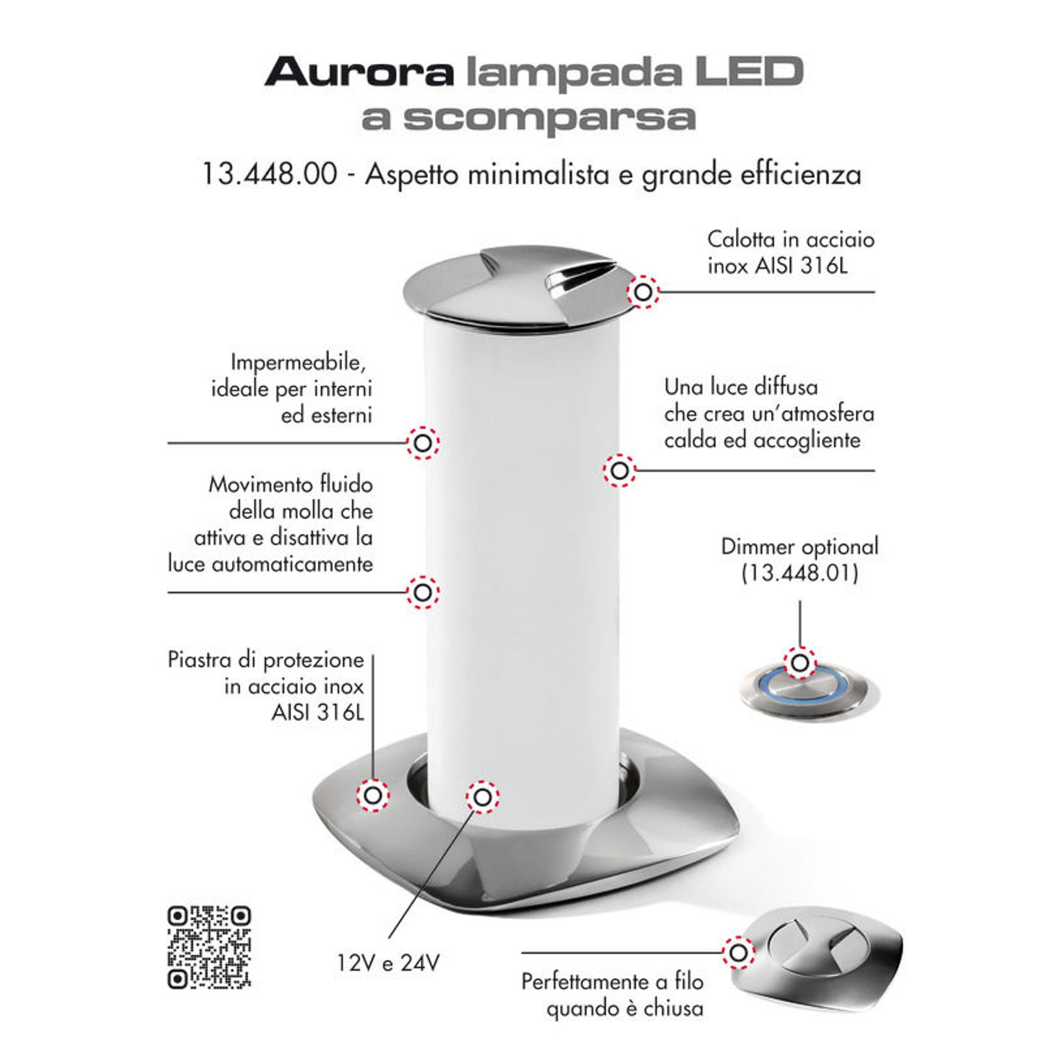 Aurora pop-up LED-bordslampa