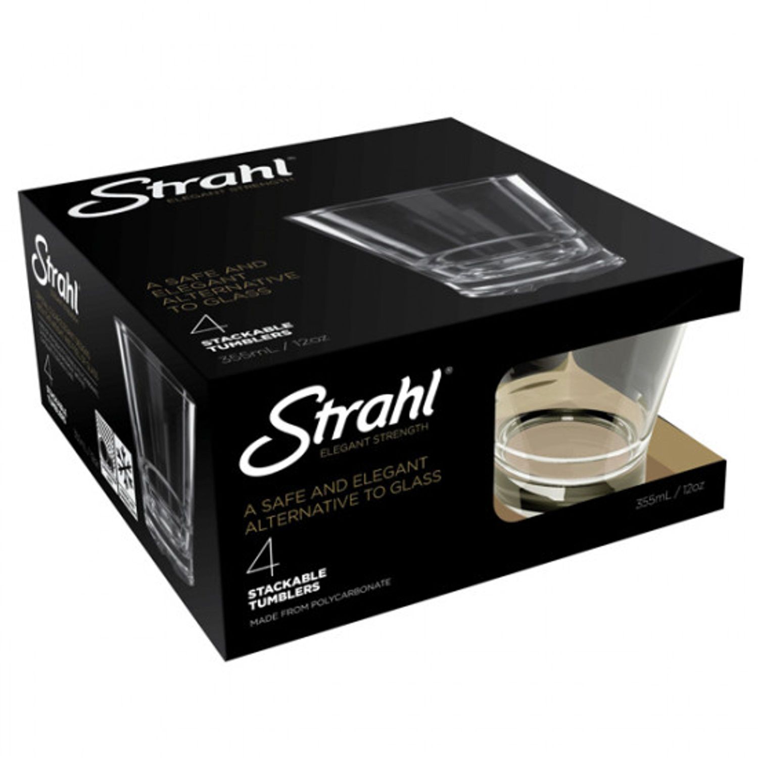 Strahl Whiskeyglas 355ml, 4 stk