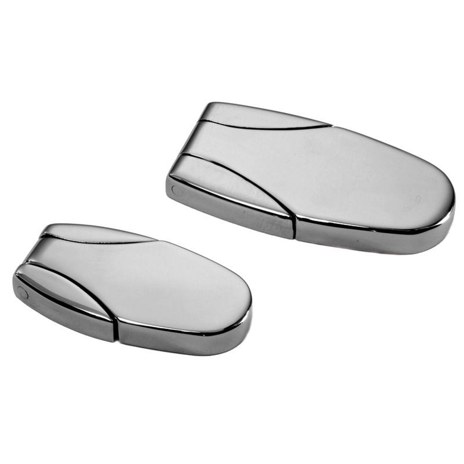 Lugehængsel spejlpoleret AISI316 90x47 mm