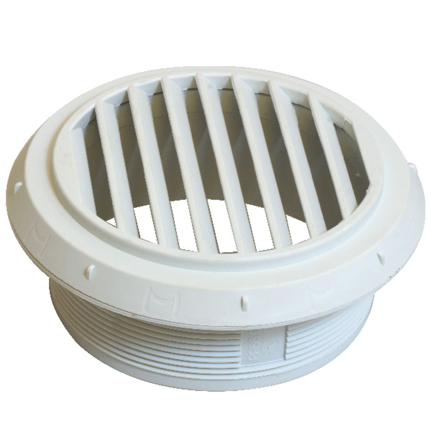 Webasto-venttiili valkoinen kääntyvä/avoin 45° 90mm letkulle