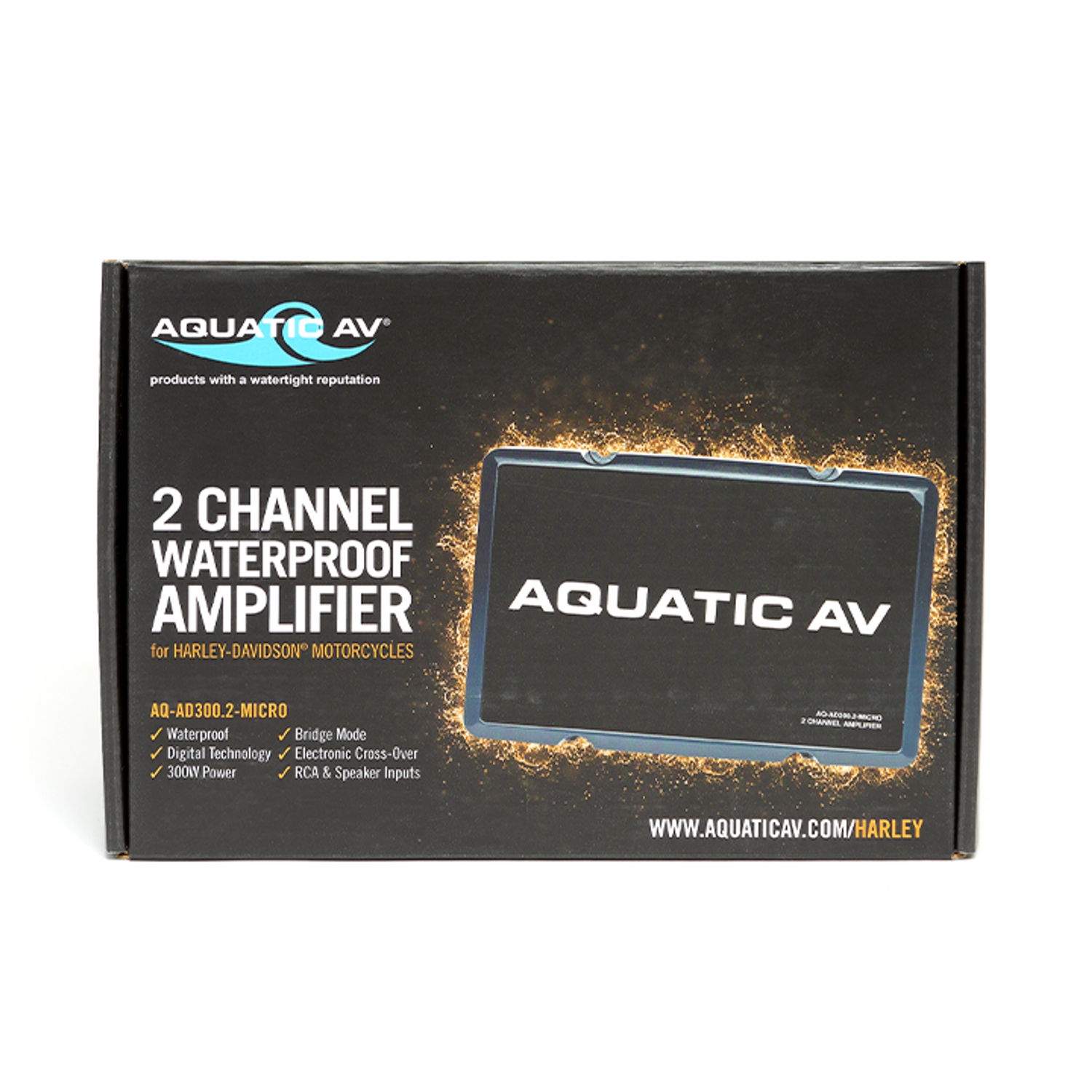 Aquatic AV 2-kanals forsterker