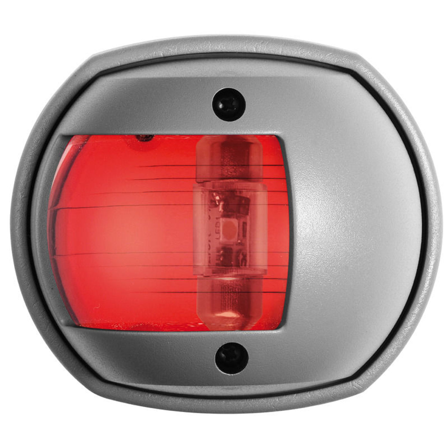 Kompakt LED-babordlanterne, RAL 7042