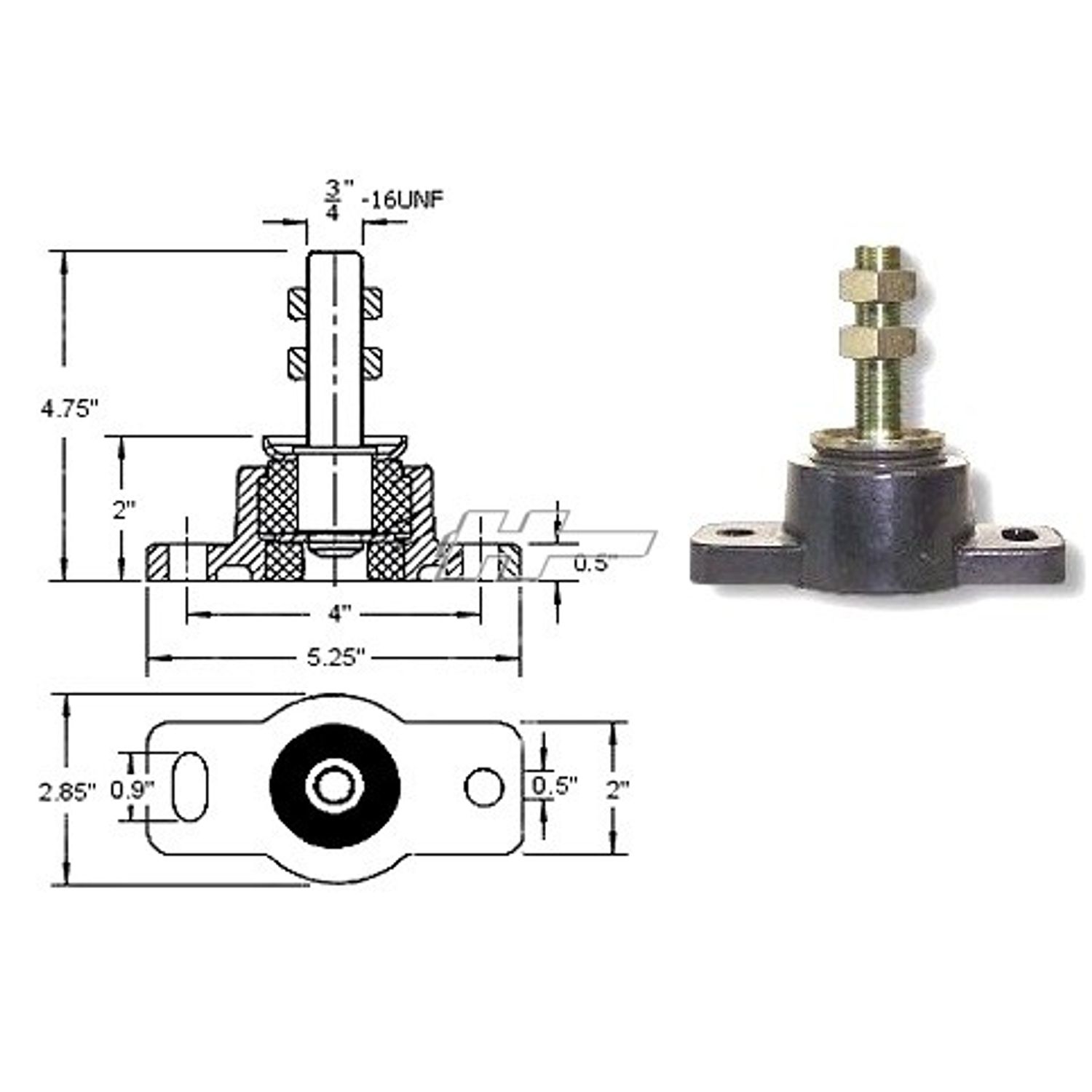 Motorfäste HGEMD1422