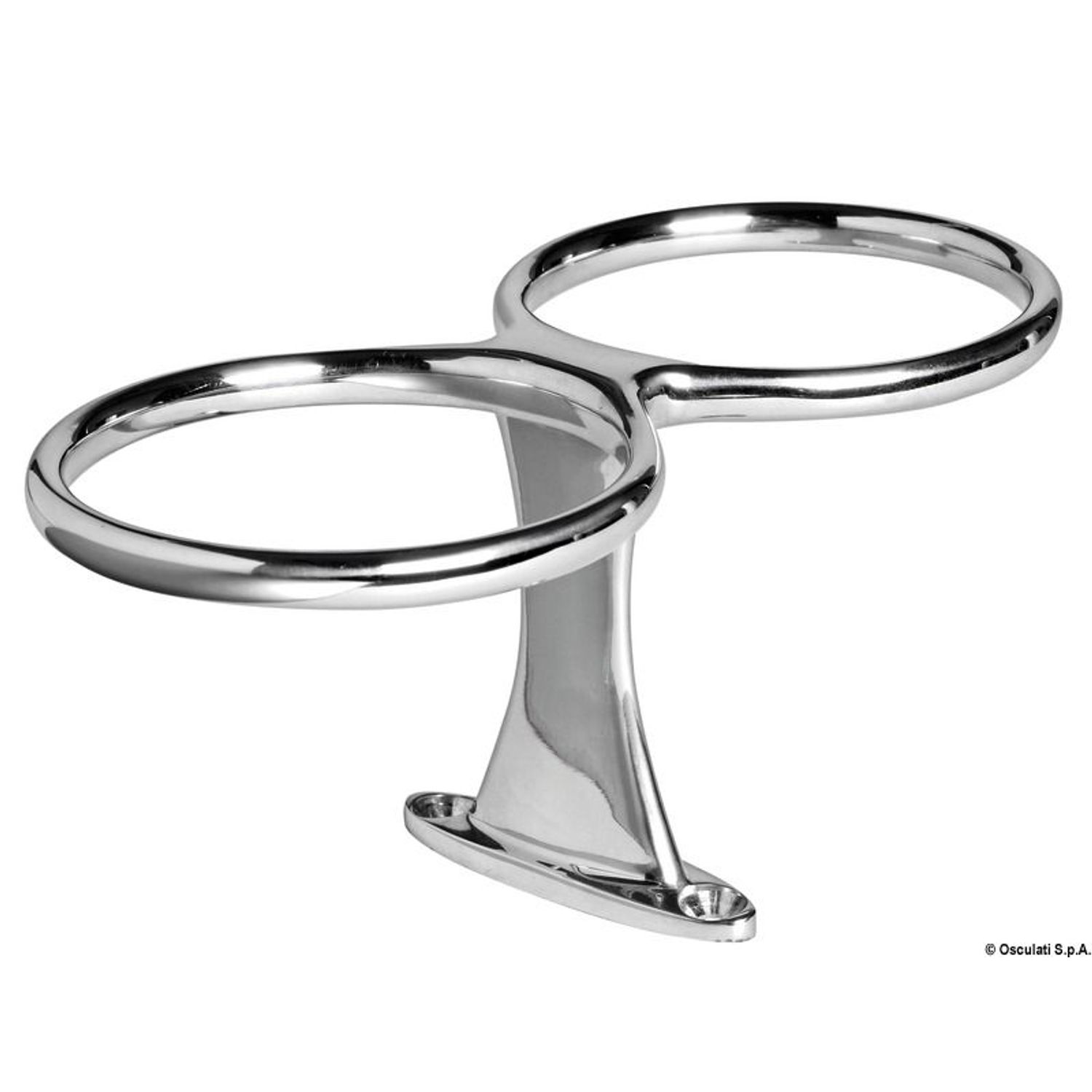 2-kopps koppholder AISI 316 for skruemontering