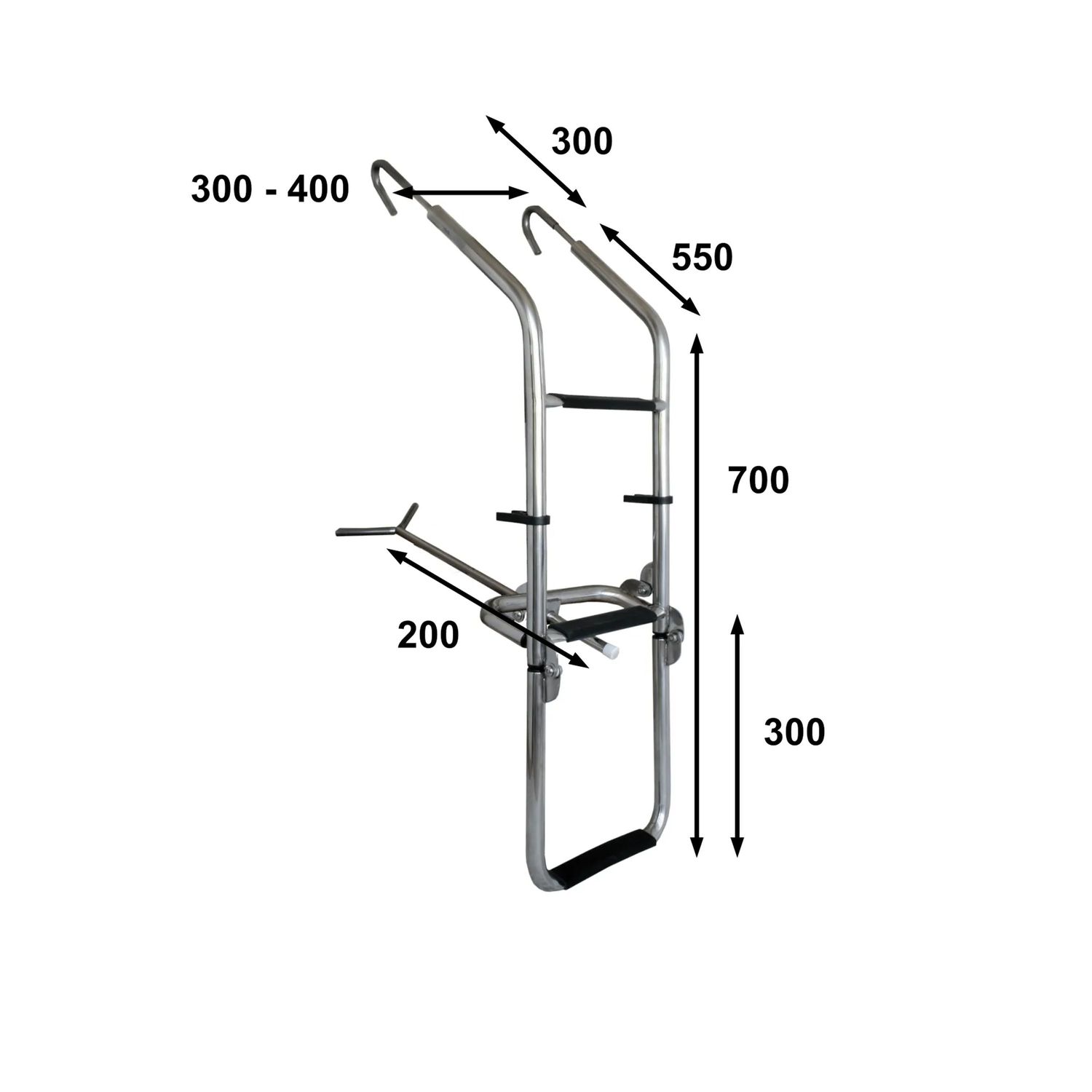 Båtsystem Baugstige 3 trinn ST135 740mm