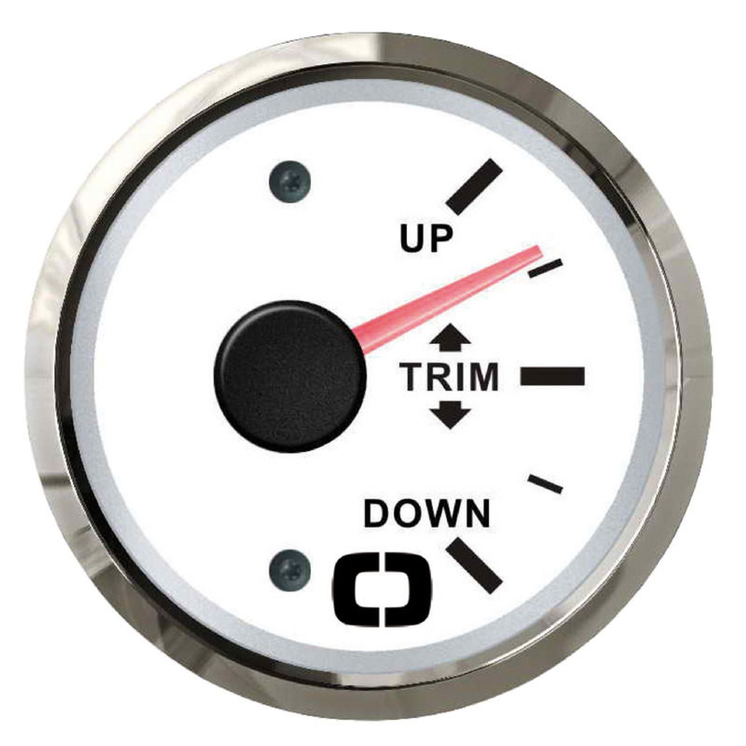 Trimindikator 0/190 ohm hvit/glanset