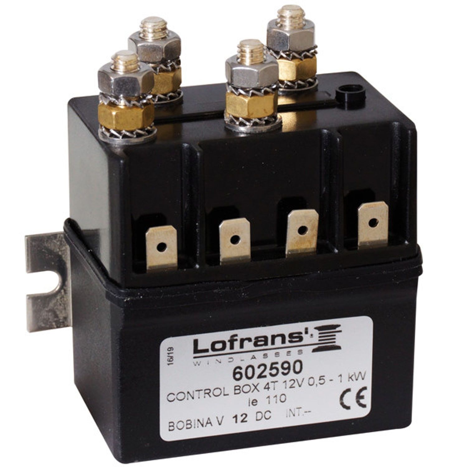 Lofrans 12V Reläbox till 2- & 4-poligt ankarspel 500-700 W