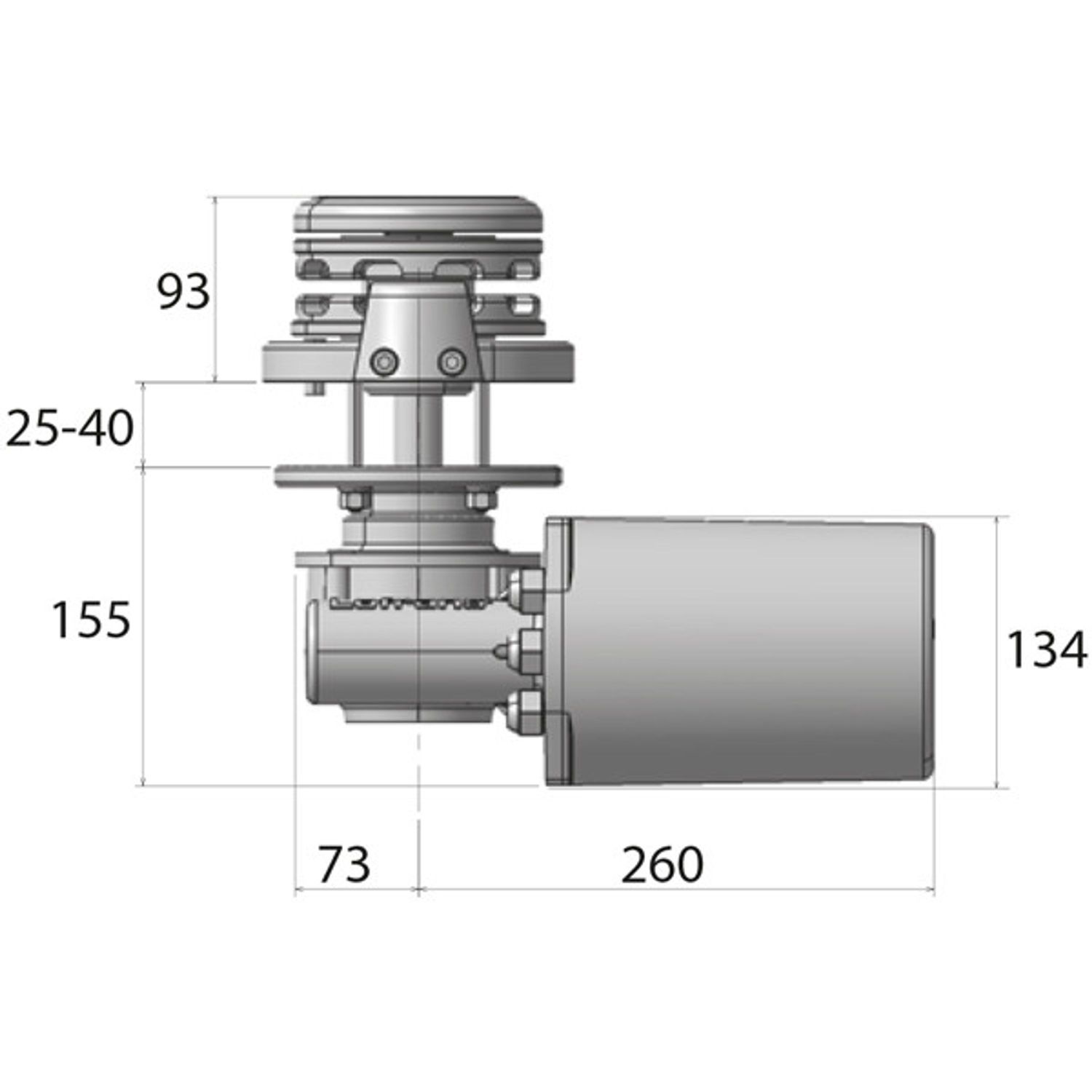 Lofrans Ankerspil SX2 12V 1000W