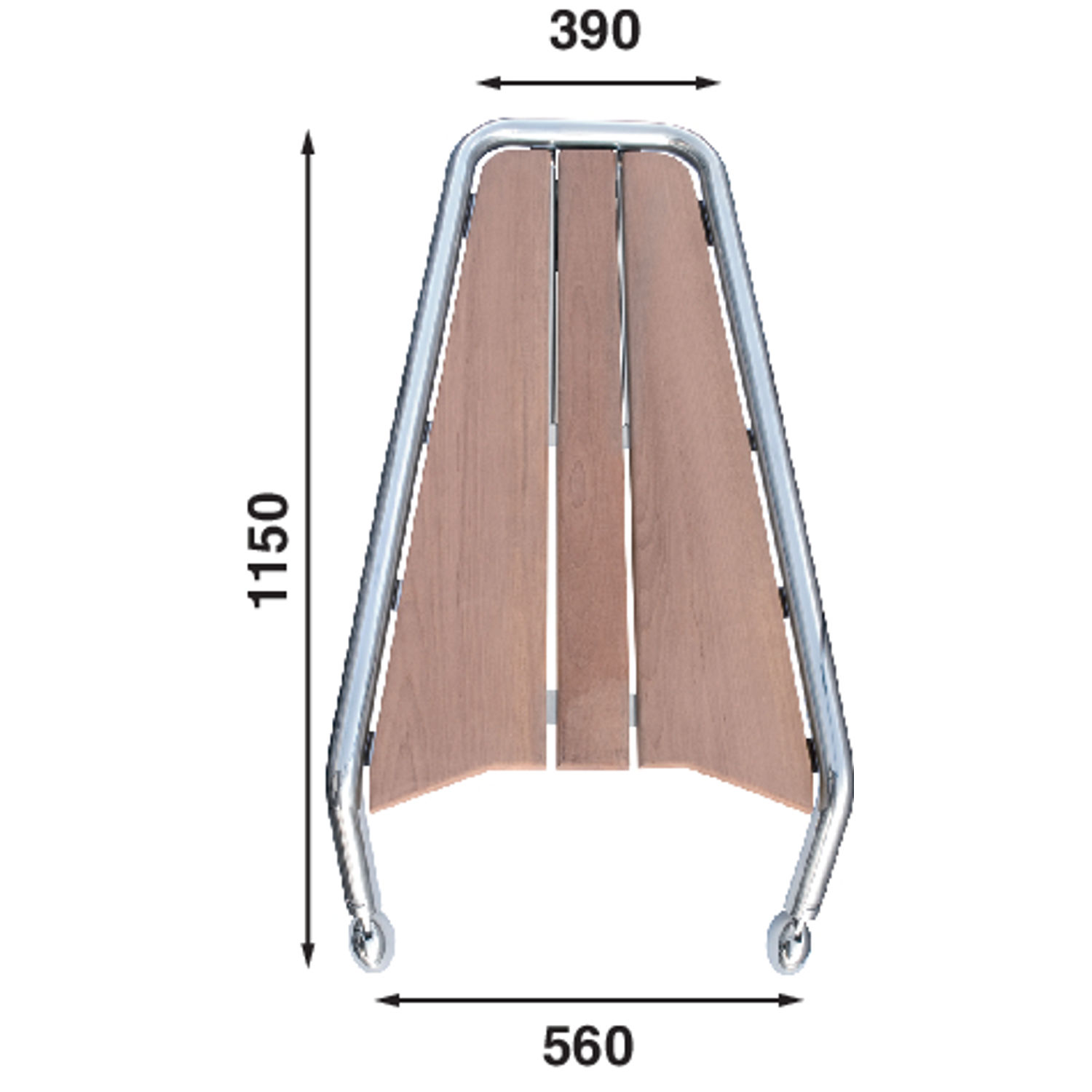 Båtsystem Motorbåtspeke, 1000 mm, inkl teak