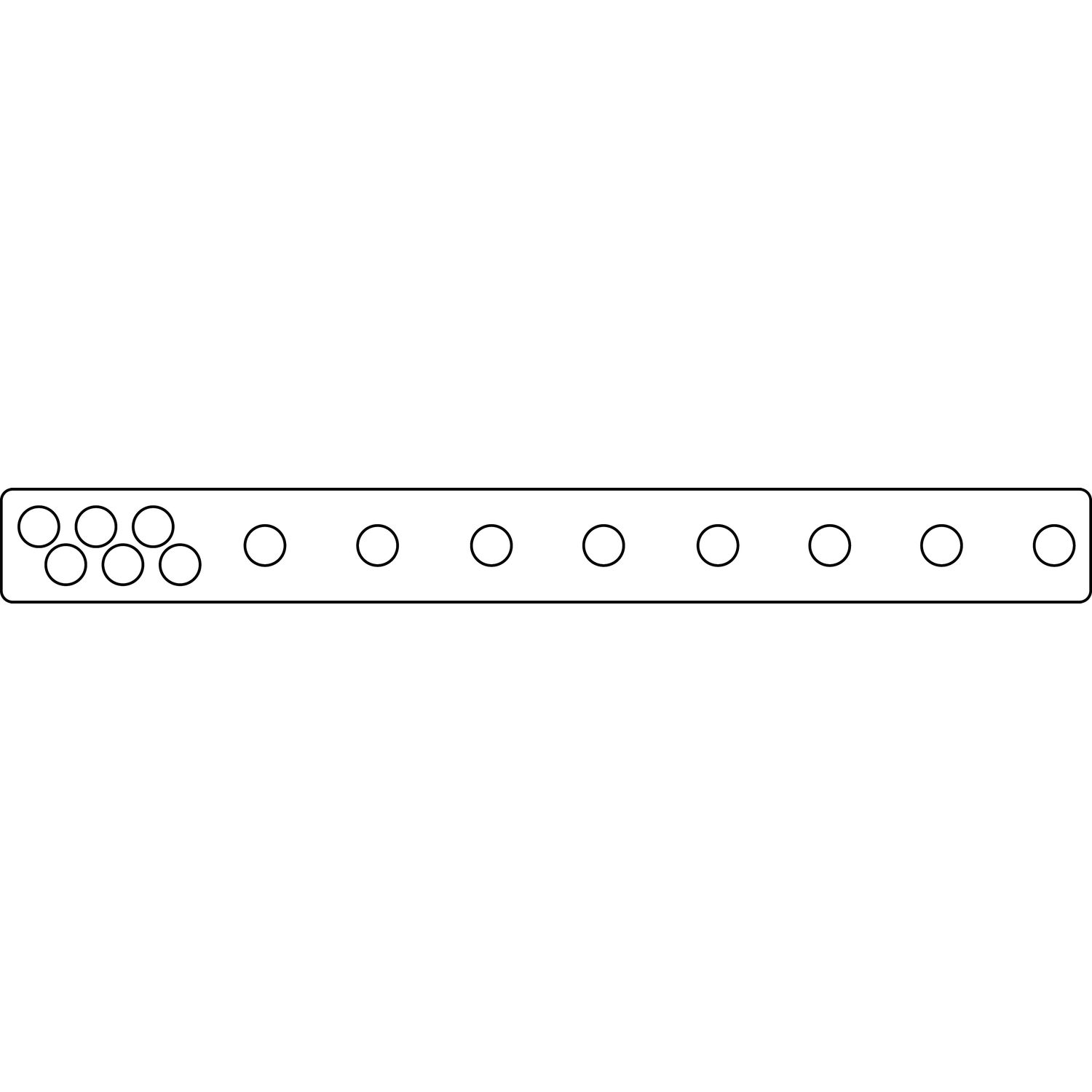 Båtsystem Universalstag til motorbåtsbaugspyd 290 x 30 mm
