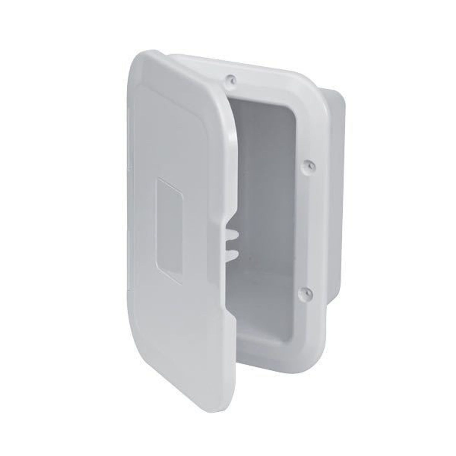 Inbyggnadsbox med Mucka 245x175x100mm Vit Inbyggnadsbox med Mucka 245x175x100mm Vit