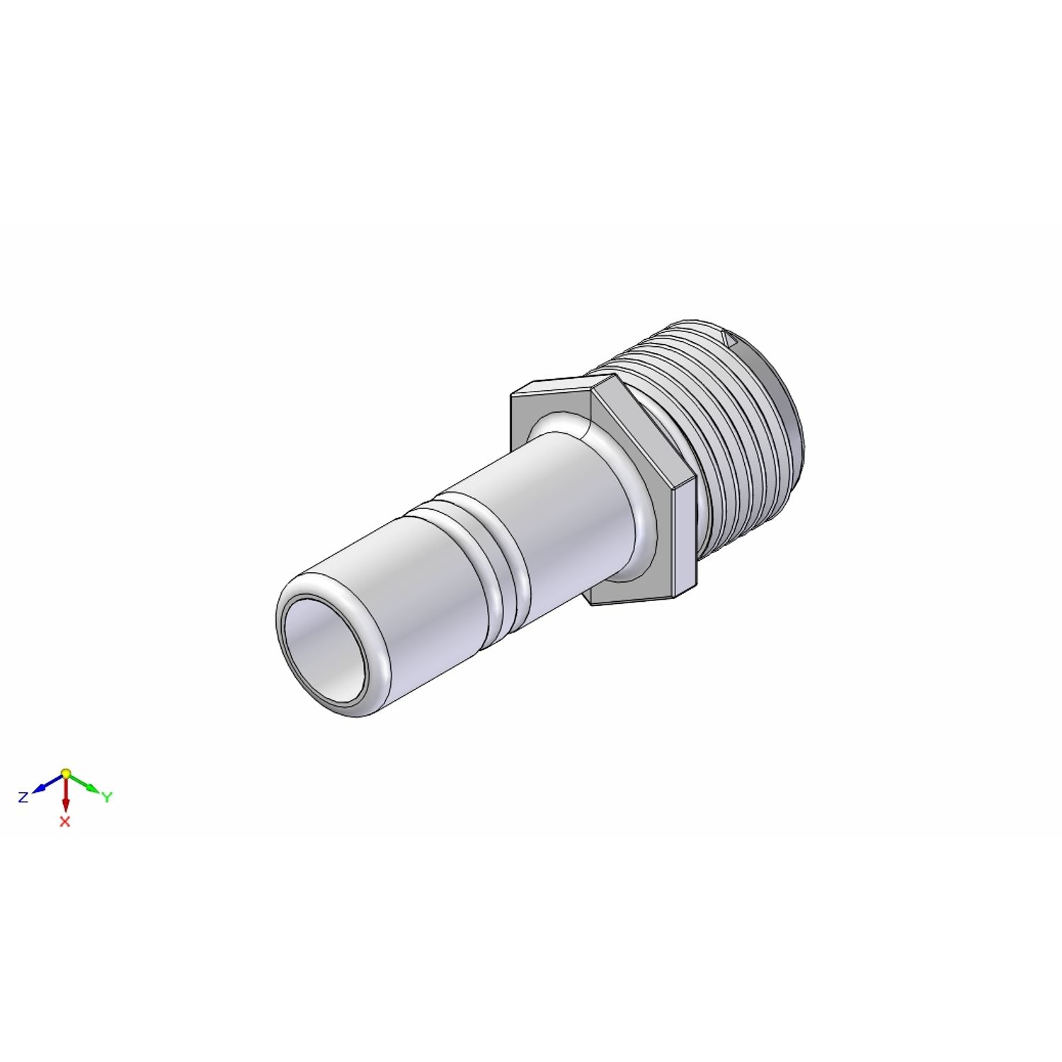 Adapter 1/2" Hane 15 mm slangstuss