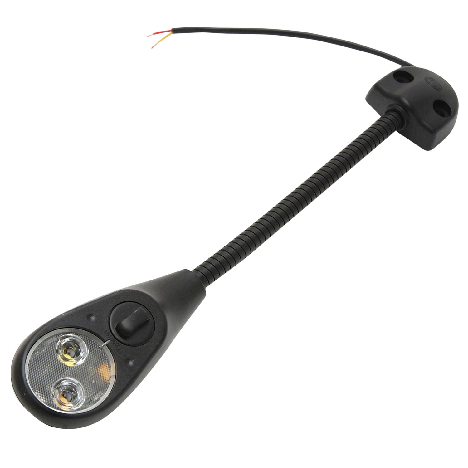 Hella Kartlampa LED Hvit/Rød, 150mm