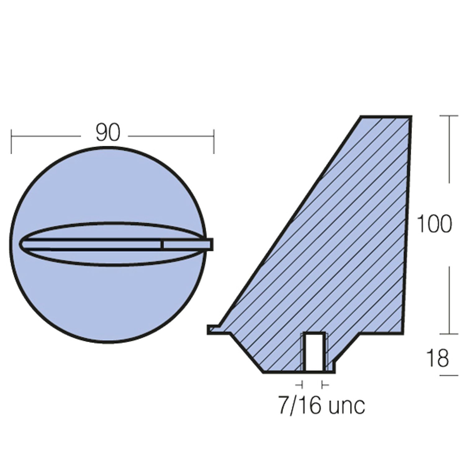 Zinkanode mariner 80-140hk