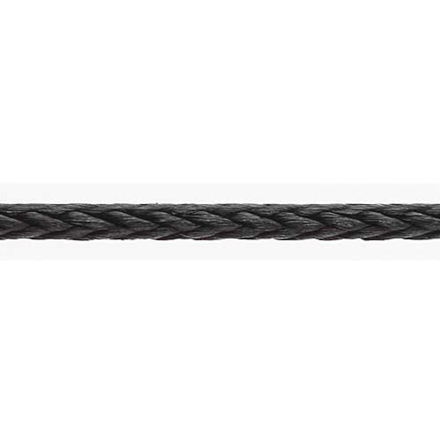 D12 Dyneema-köysi Metrillä 3mm Musta