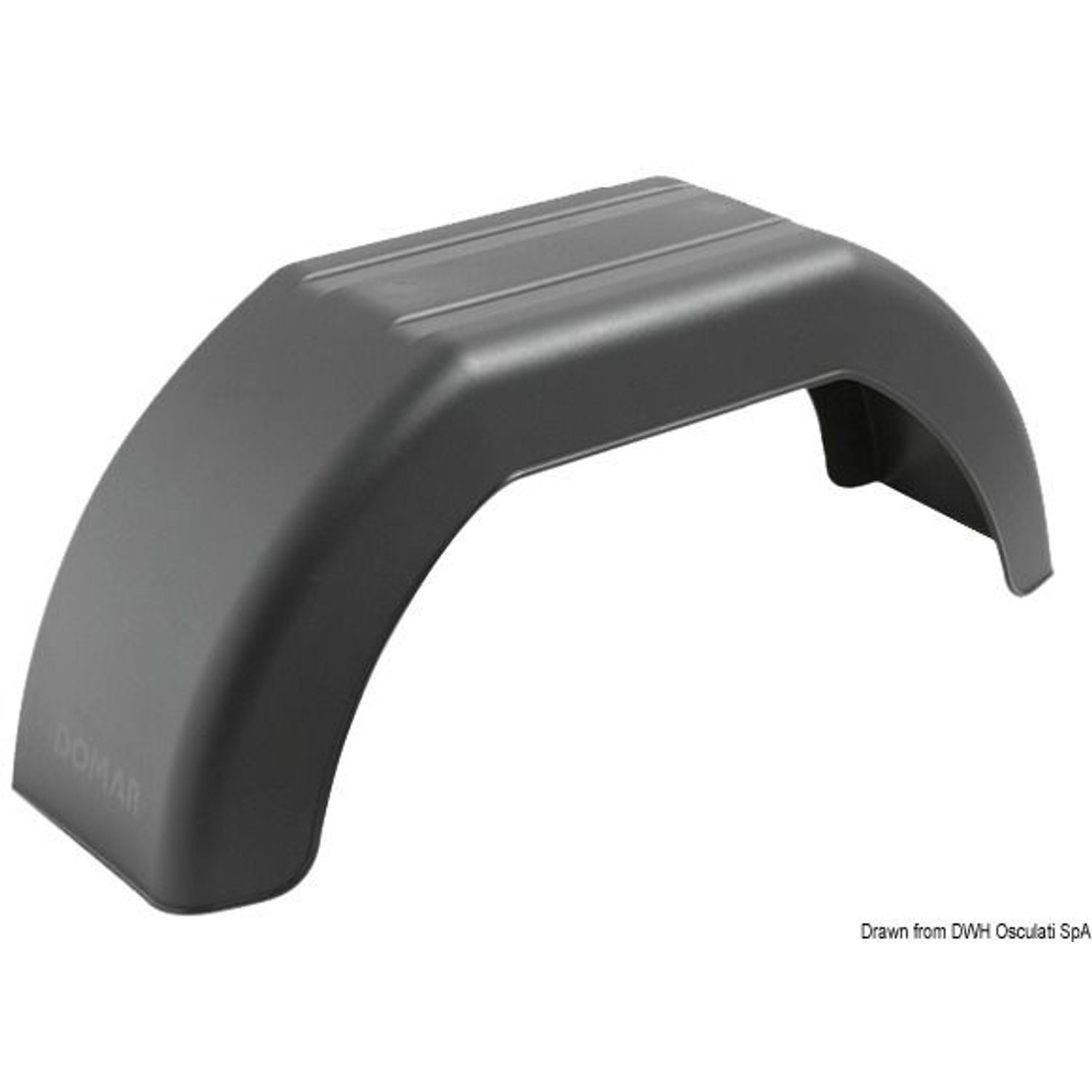 Moplen skjerm for 10" hjul